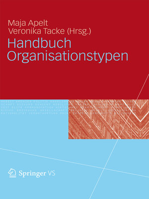 cover image of Handbuch Organisationstypen